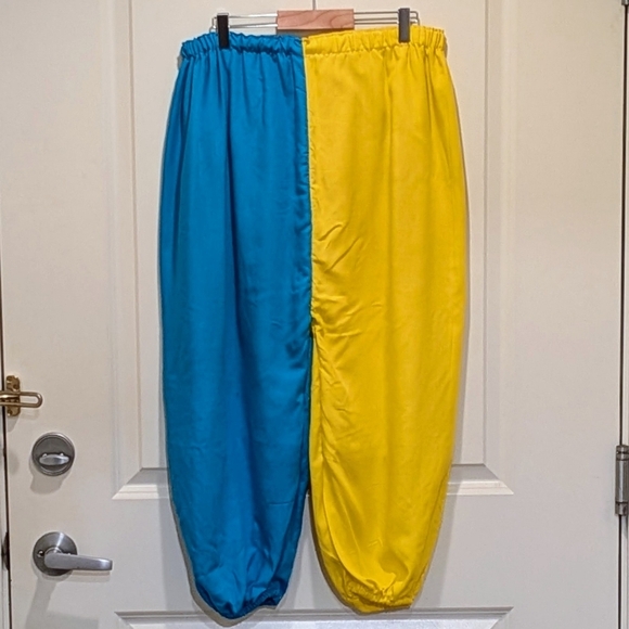 NWOT Beckwoman L Adjustable Waist Handmade Rayon and Cotton Harem Pants - Picture 4 of 5